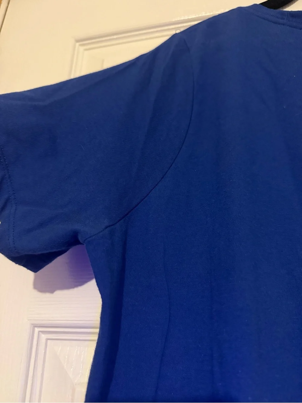 Nike Blue Short Sleeve Tee with White Swoosh